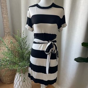 Alice & Olivia Black and White Dress